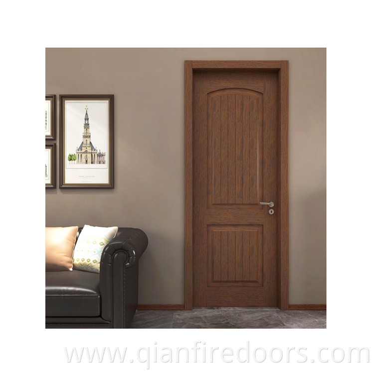 China new design fire rated hotel room exterior laminate main entry doors villa pivot interior door solid wooden